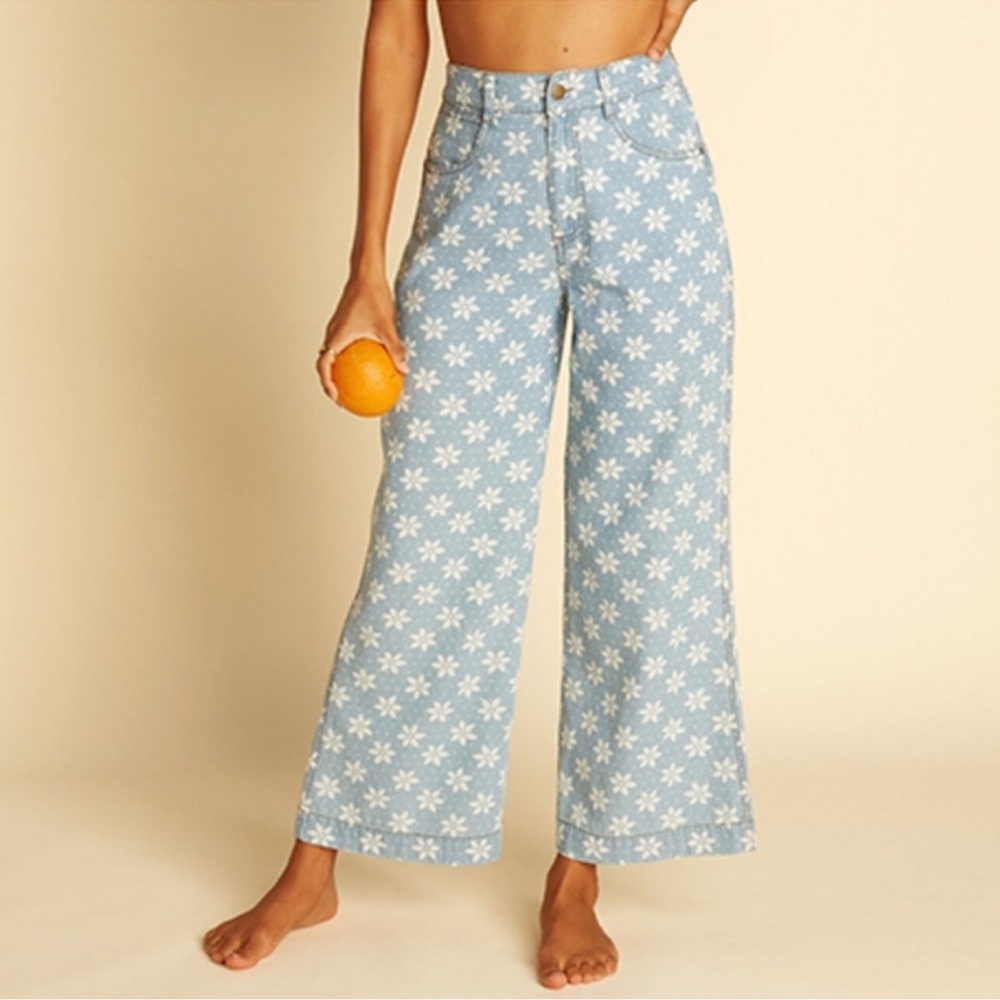 Billabong x Wrangler Perfect Pair 70s Style Jeans Beach Pants